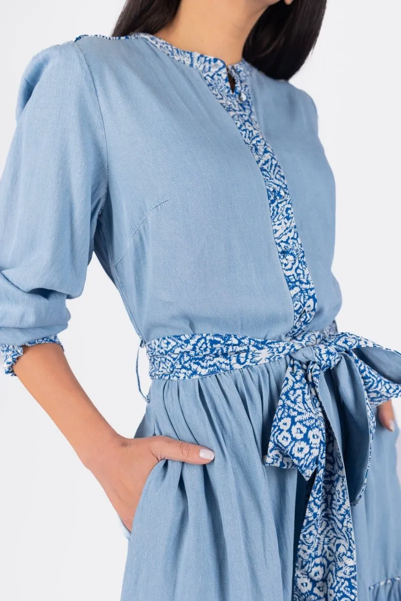 SHEVA DRESS (BLUE)
