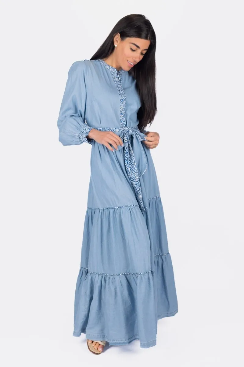 SHEVA DRESS (BLUE)