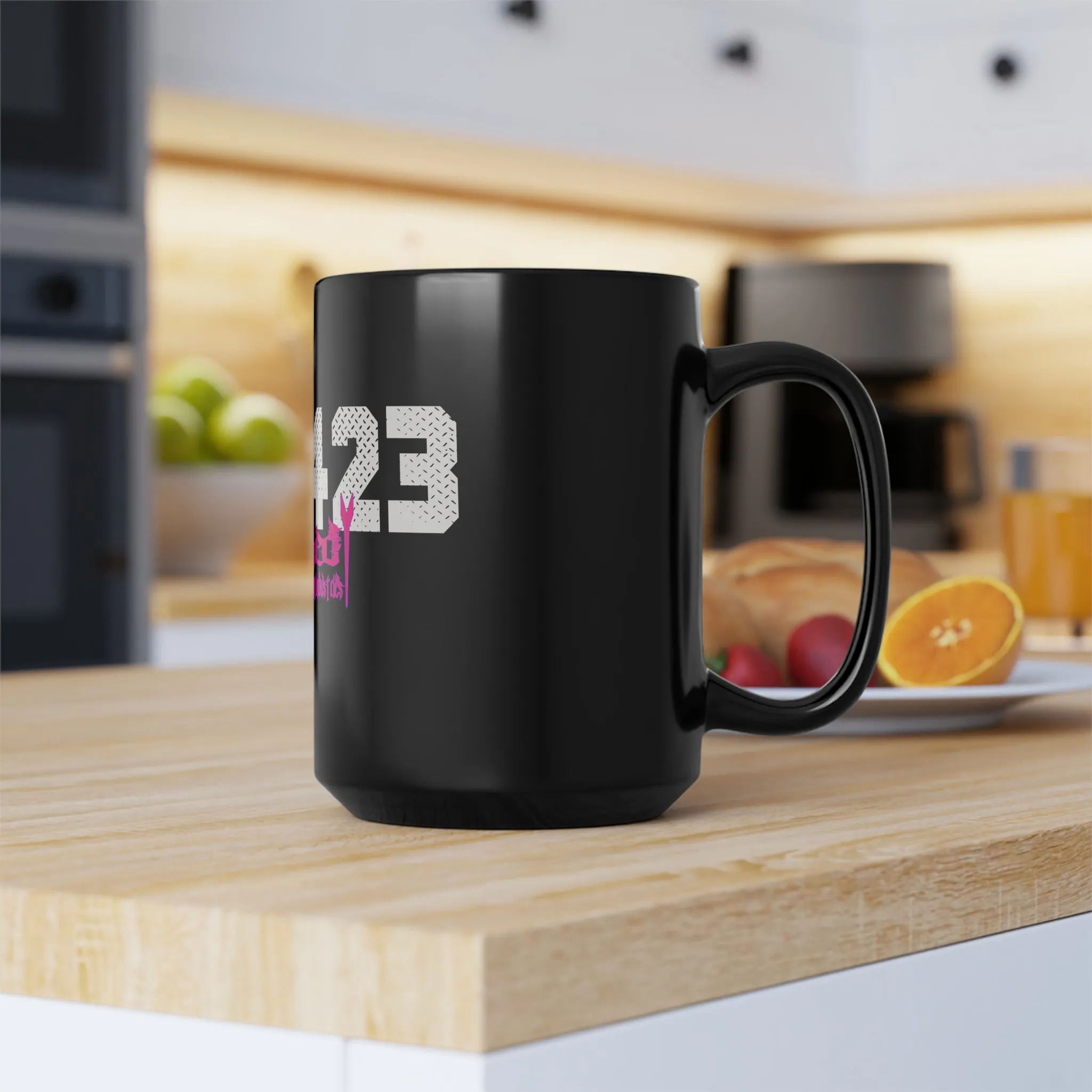 Shockwave EL423  WCI /Black Mug, 15oz