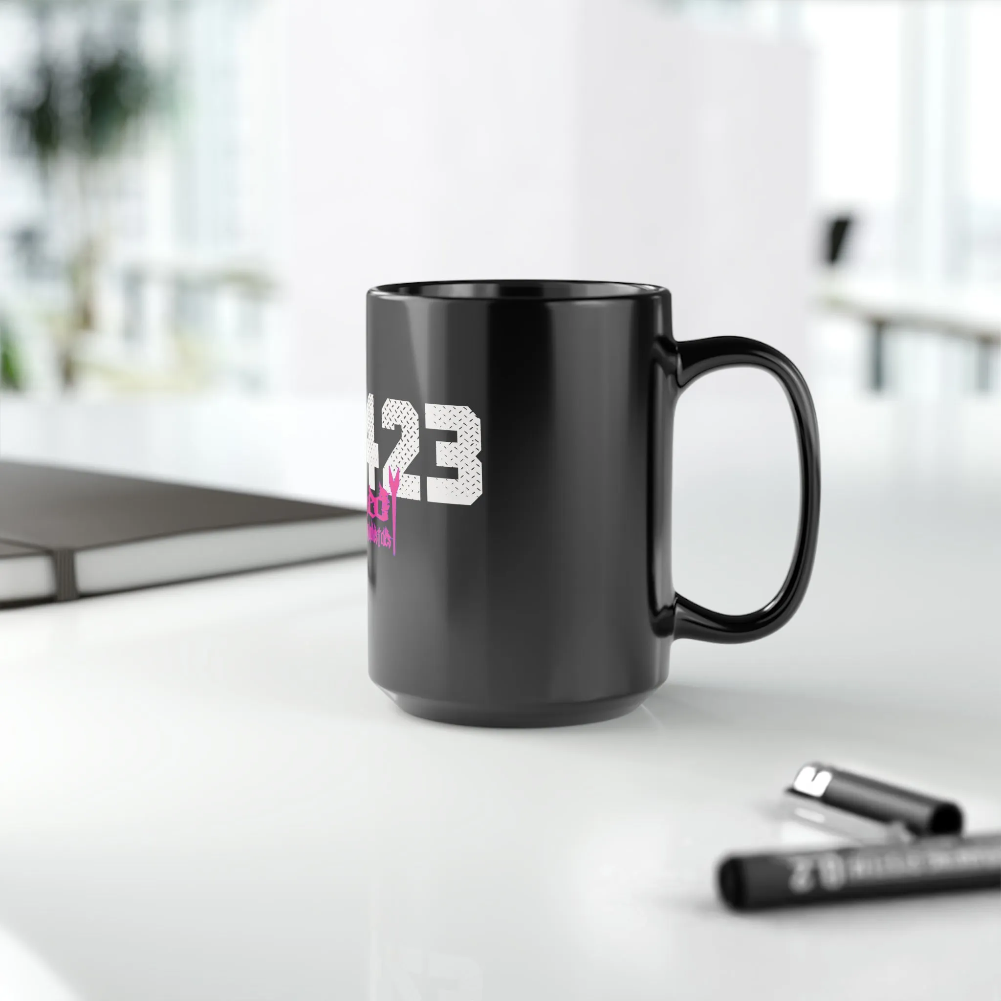 Shockwave EL423  WCI /Black Mug, 15oz