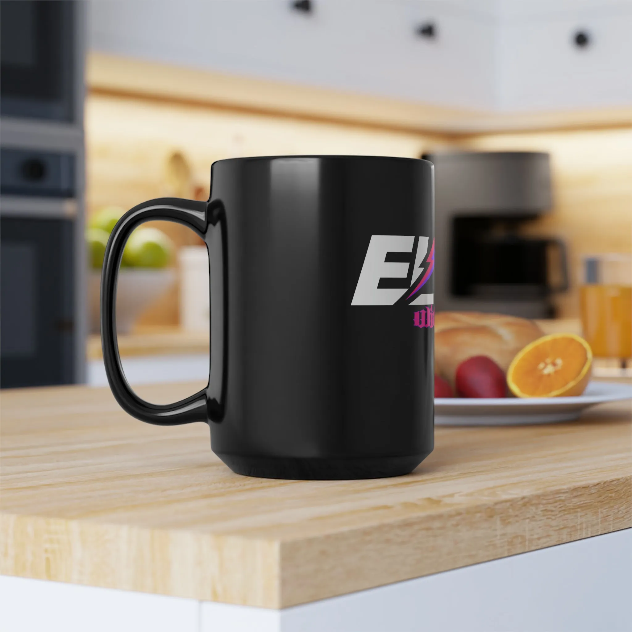 Shockwave EL423  WCI /Black Mug, 15oz