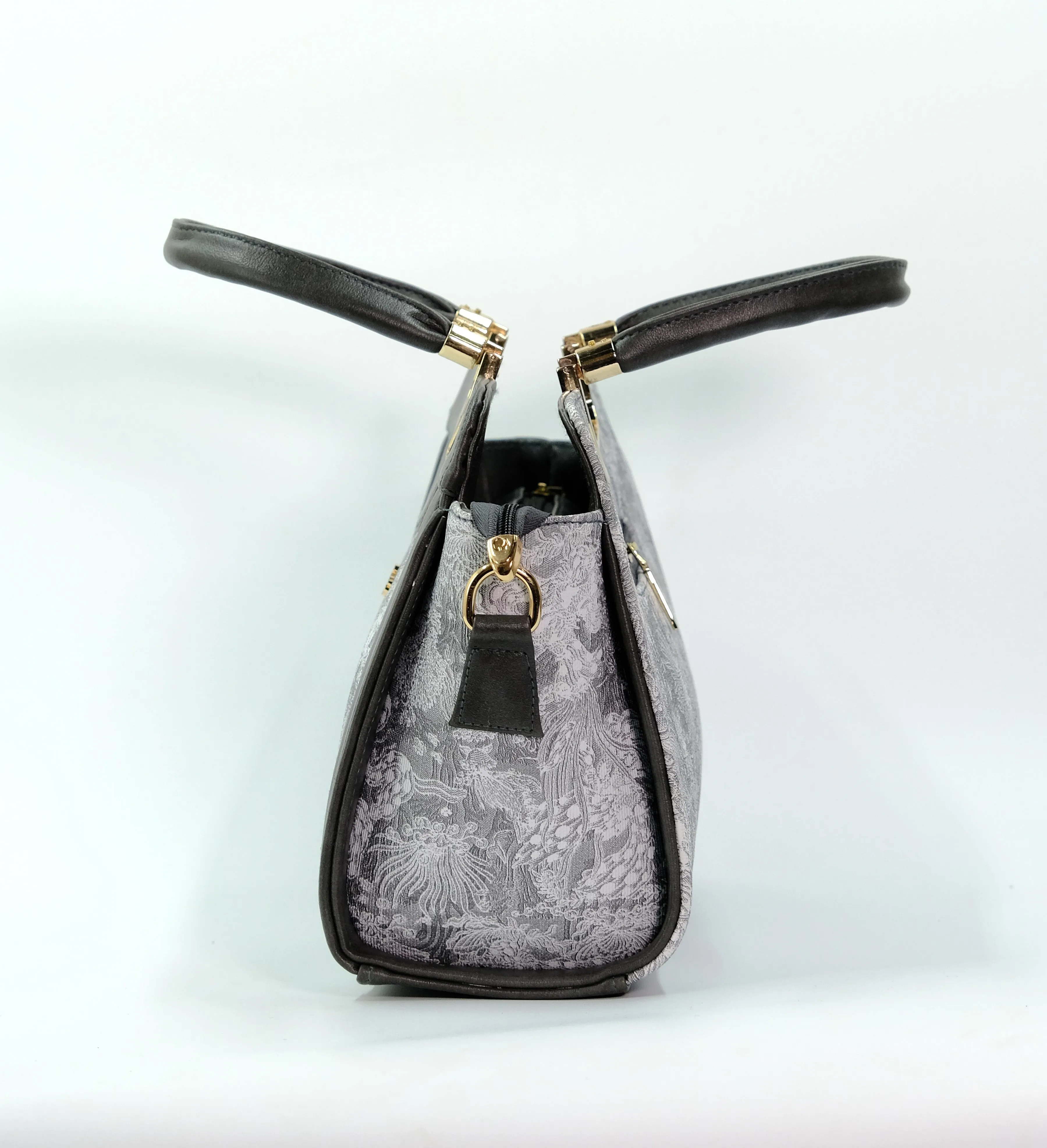 Silver Serenade Women Handheld Bag
