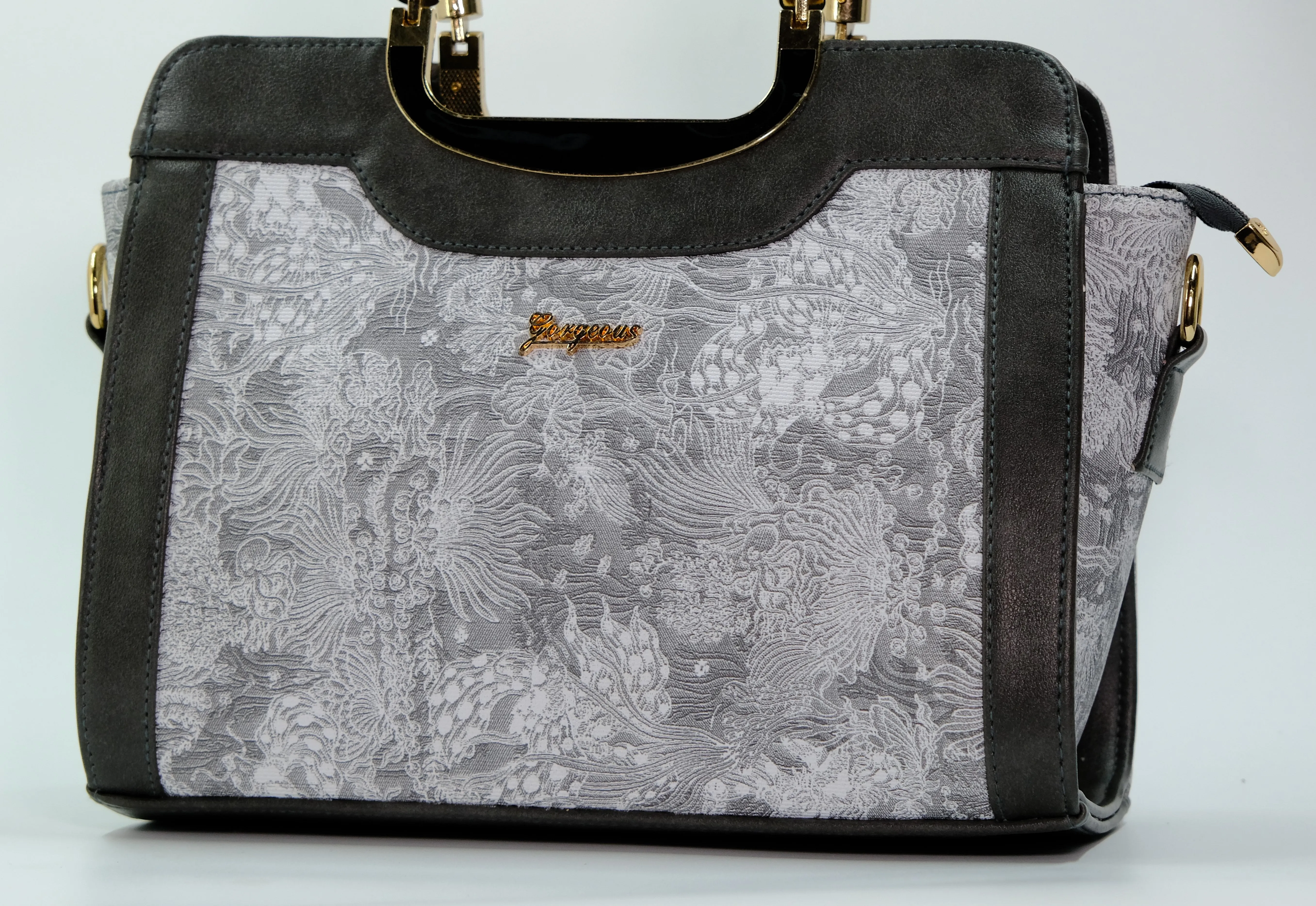 Silver Serenade Women Handheld Bag