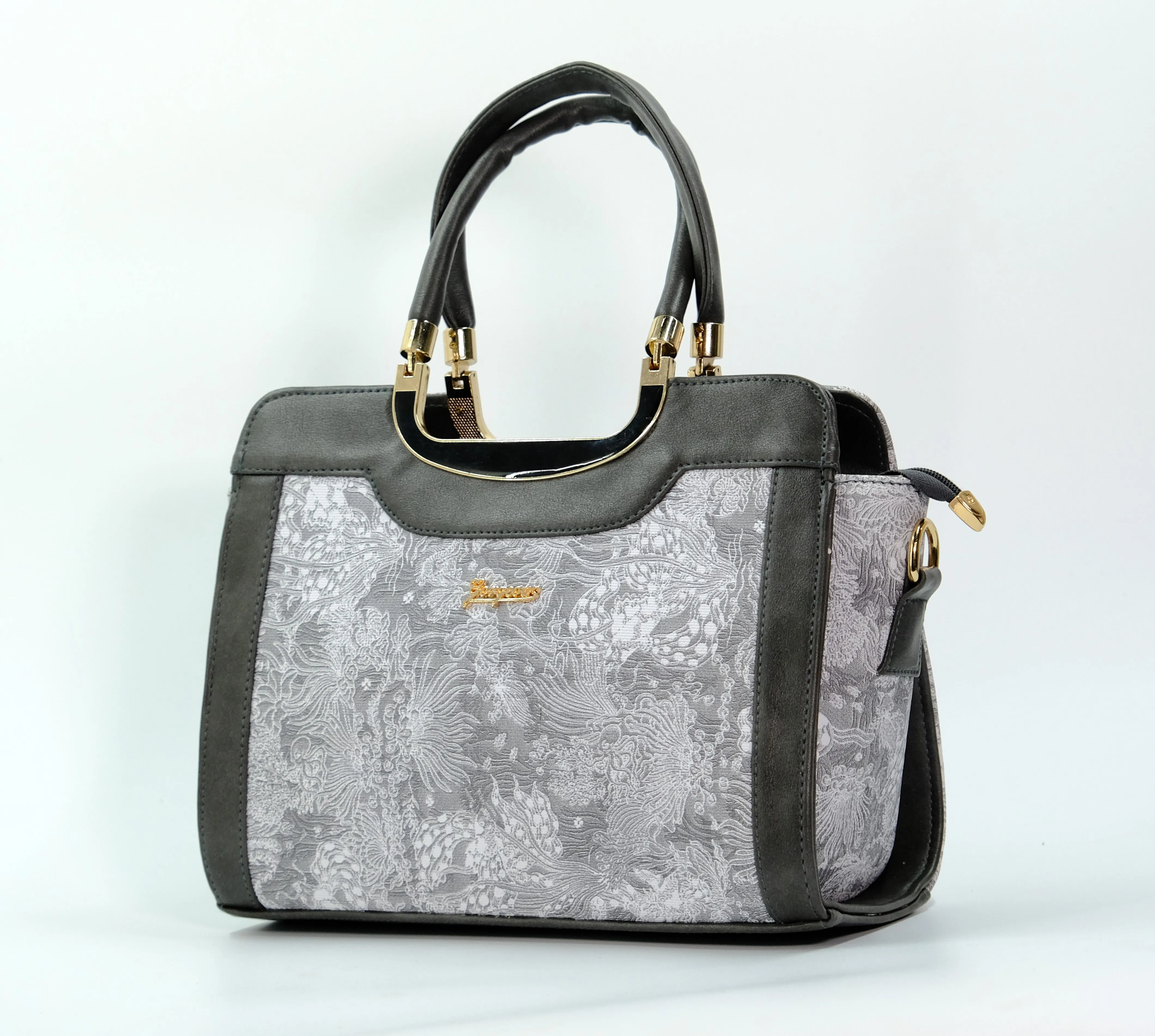 Silver Serenade Women Handheld Bag