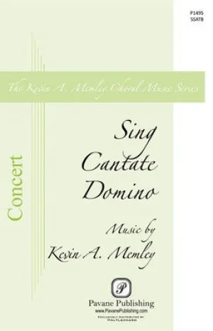 SING CANTATE DOMINO SSATB