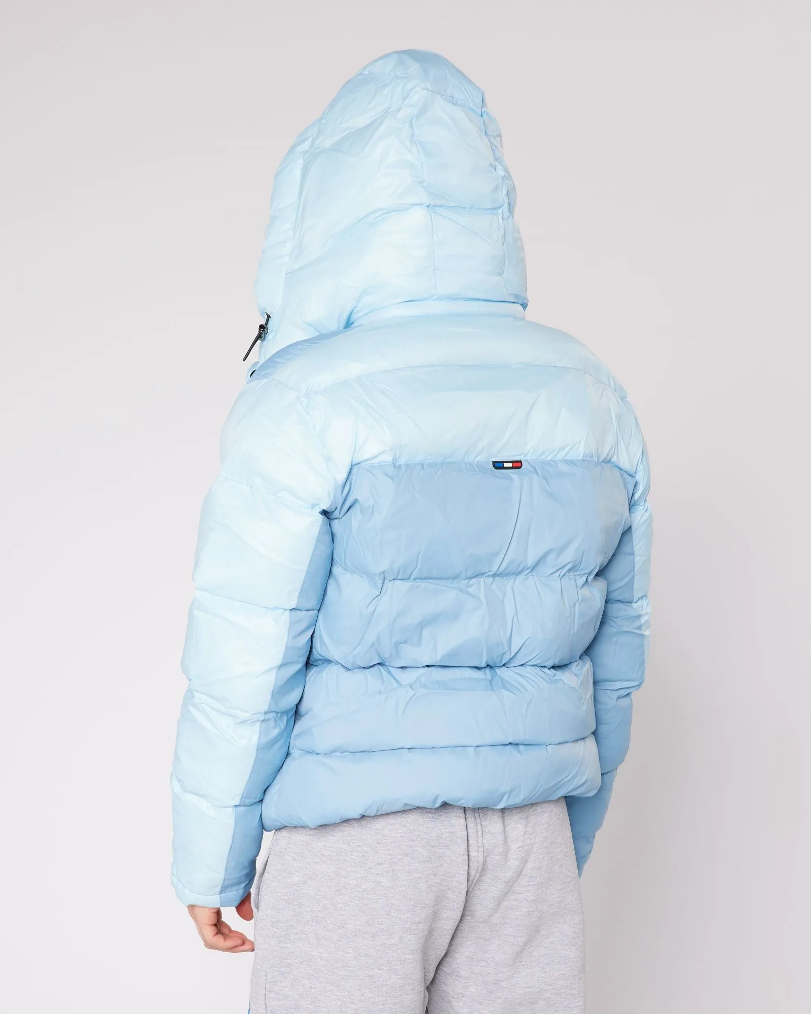 Sky Blue OG badge Panelled Jacket