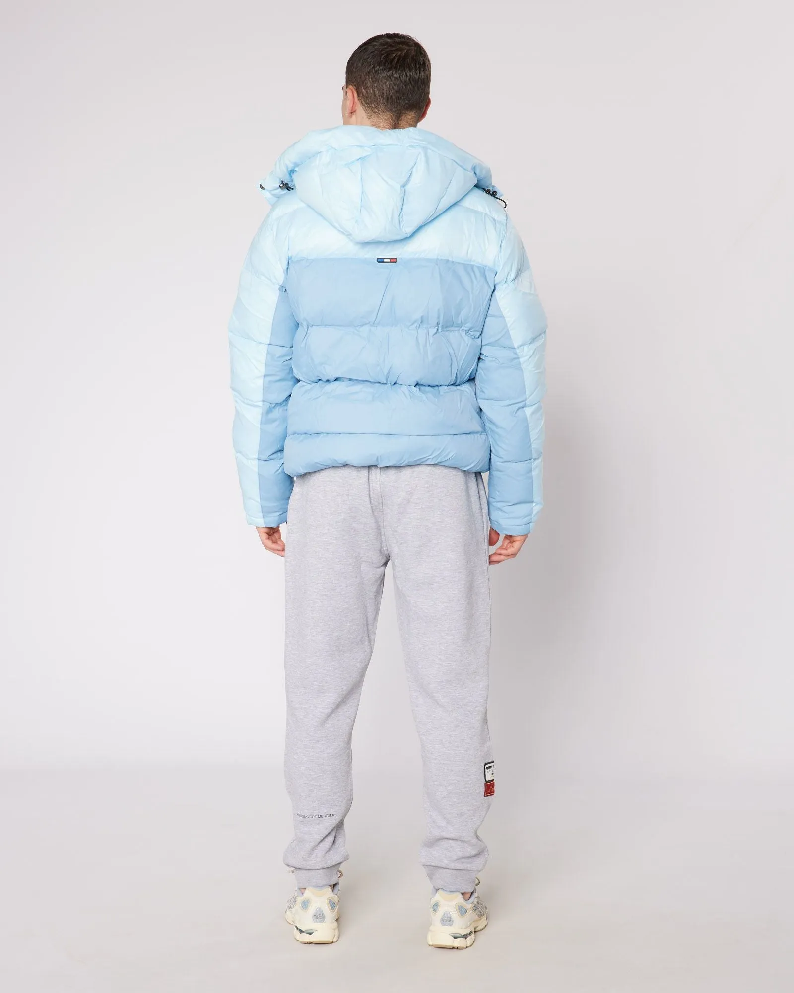 Sky Blue OG badge Panelled Jacket