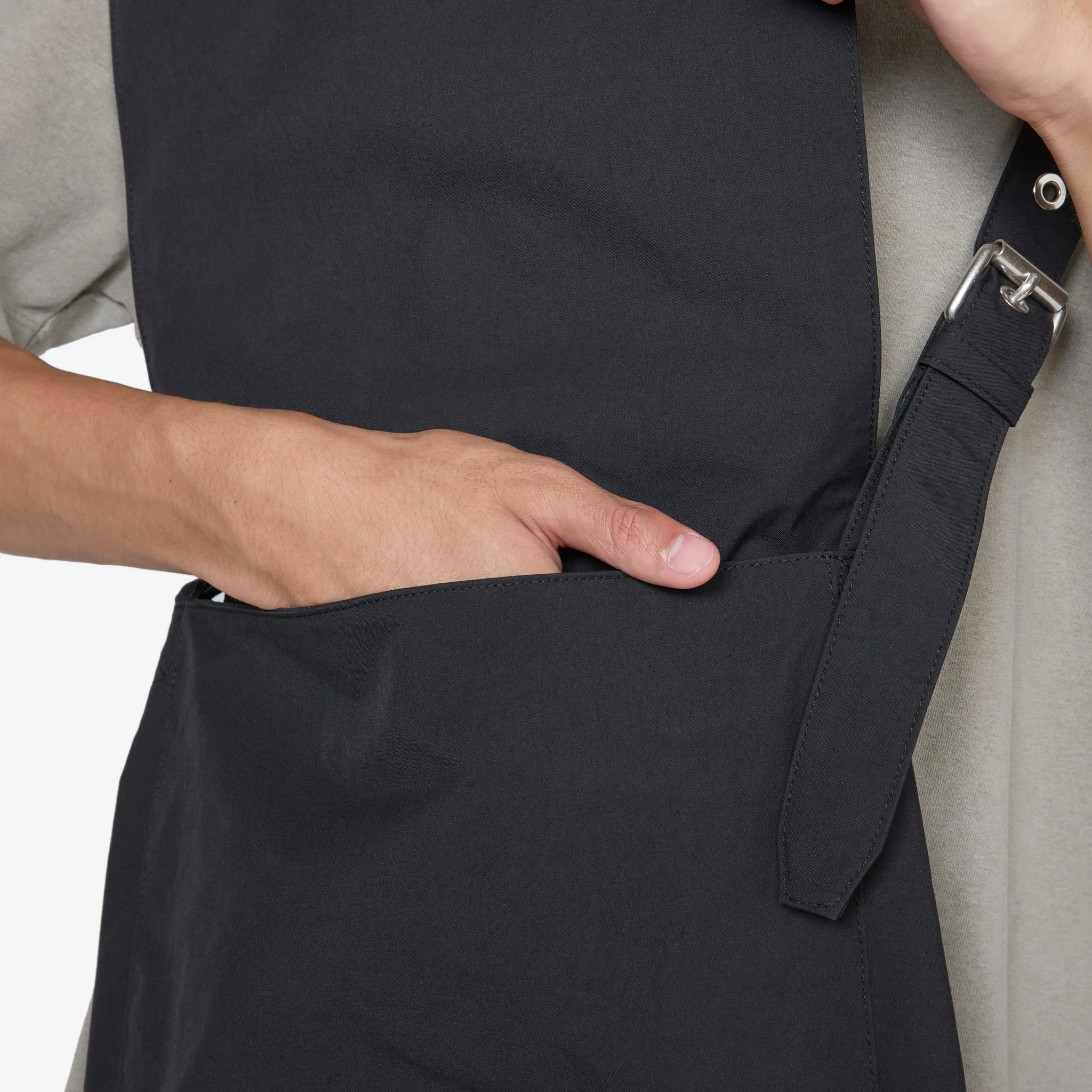 Slim Satchel Static Black Papyrus Poly