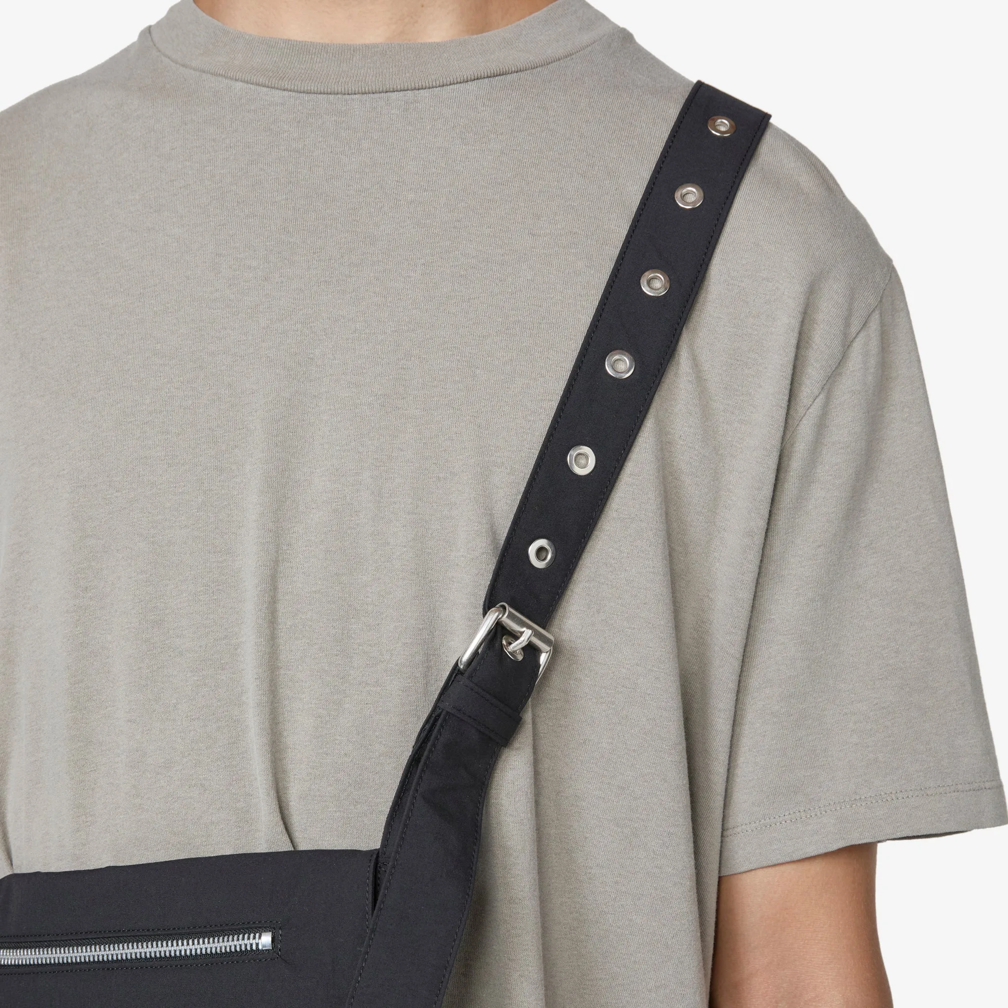 Slim Satchel Static Black Papyrus Poly