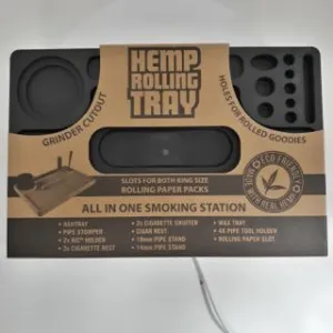 Smokezilla Hemp Rolling Tray - Assorted Colors