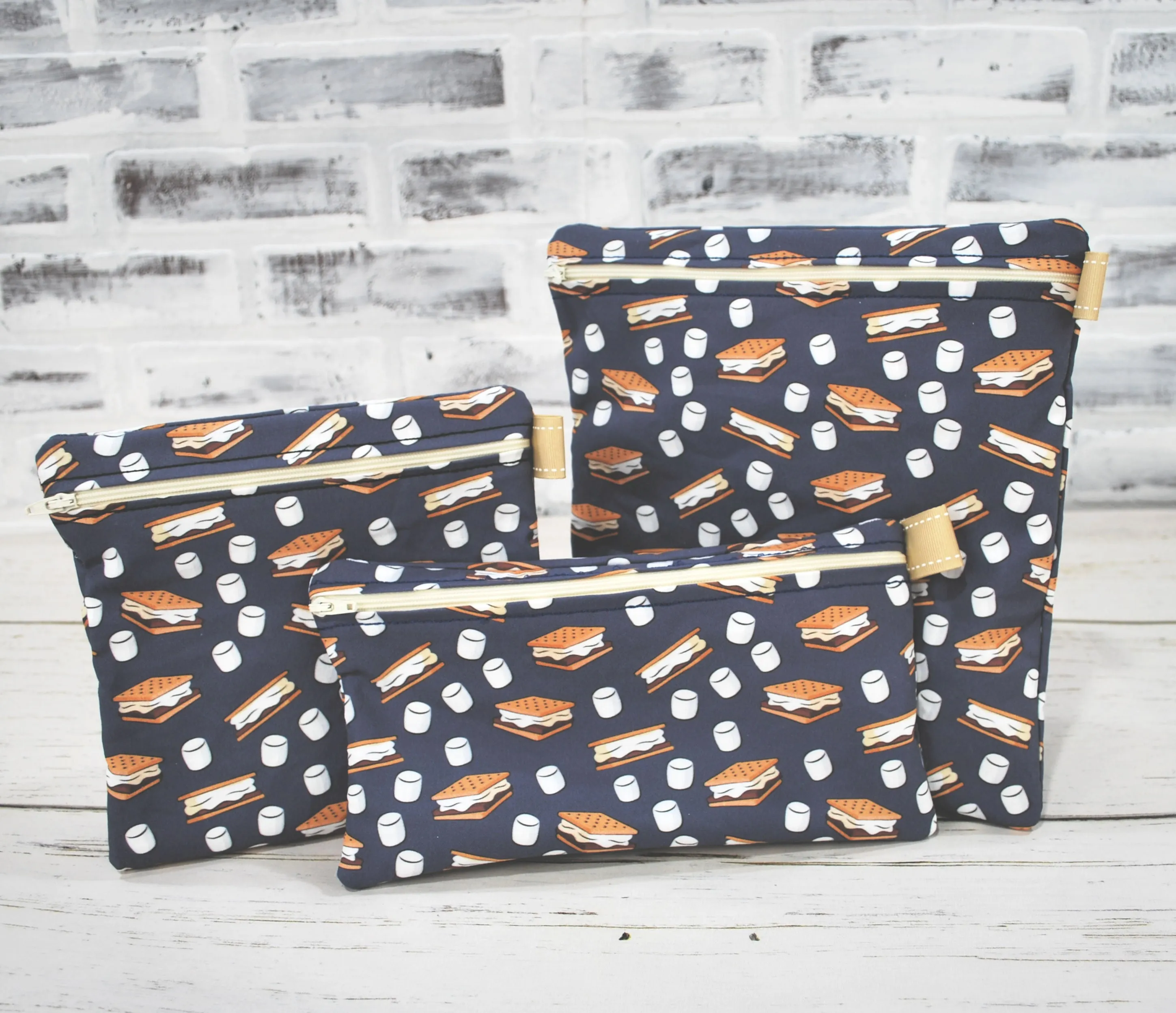 Smores and Marshmallows Personalized Reusable Food Bag