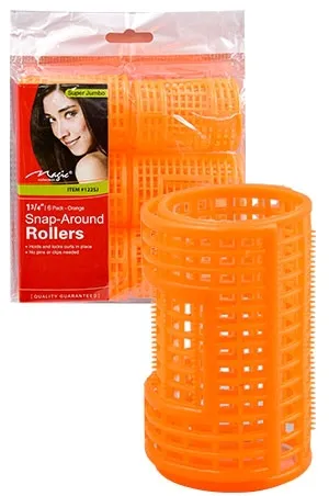 Snap on magnetic rollers