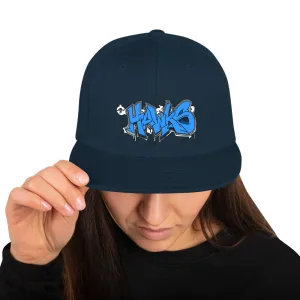 Snapback Hat ~ Jr Hawks Graffiti
