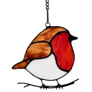 Stained Glass Robin