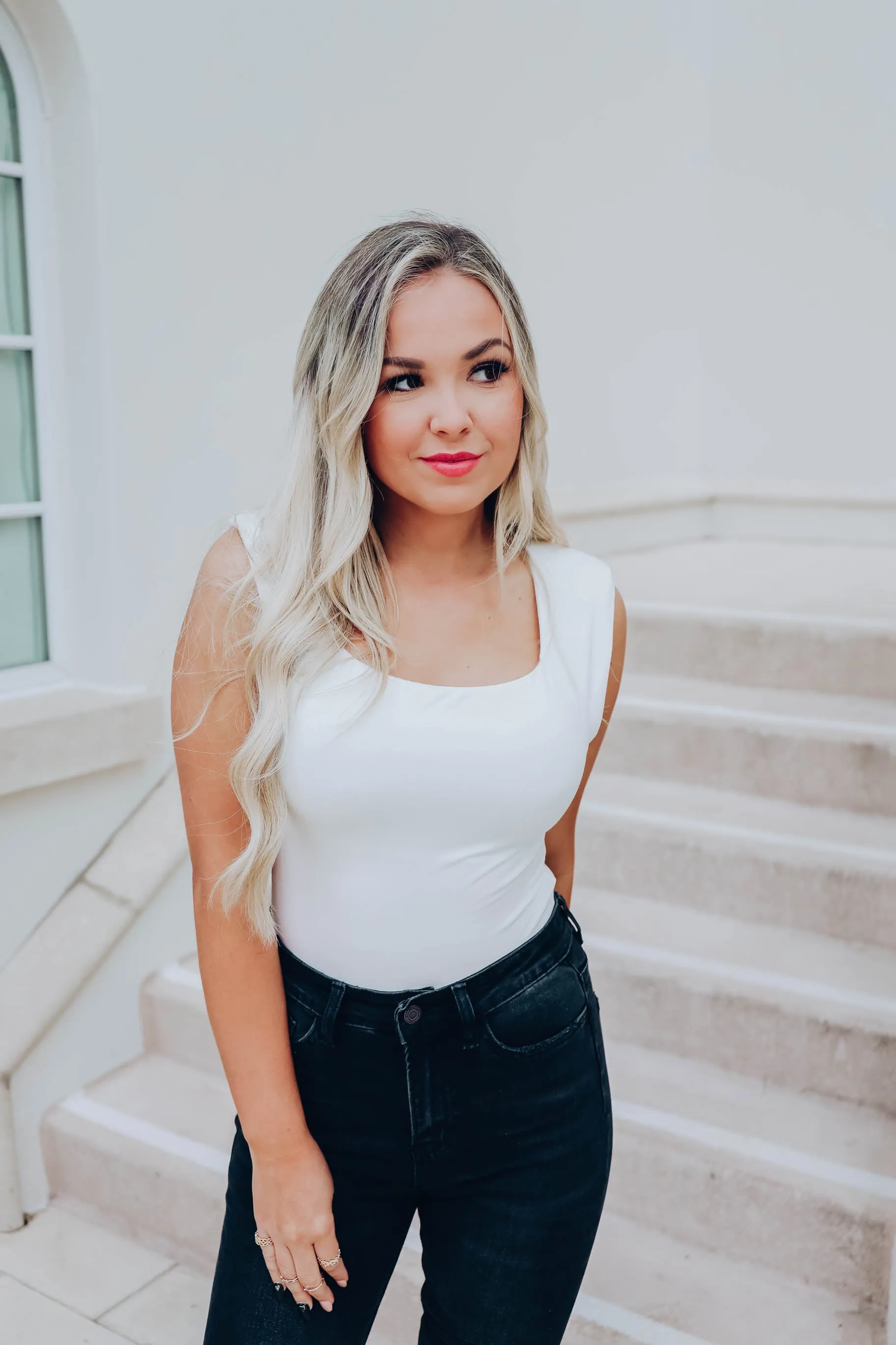 Stasia Square Neck Bodysuit