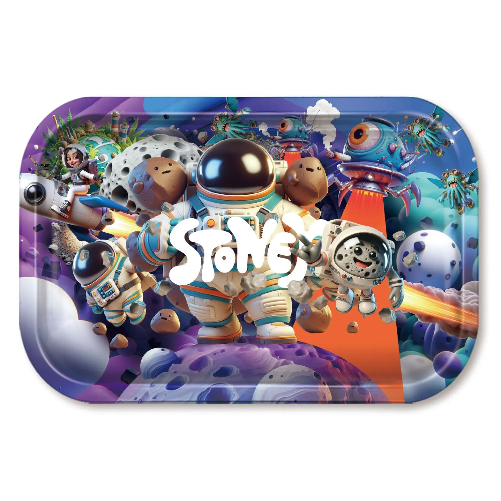 Stoney | Rolling Tray High in Space