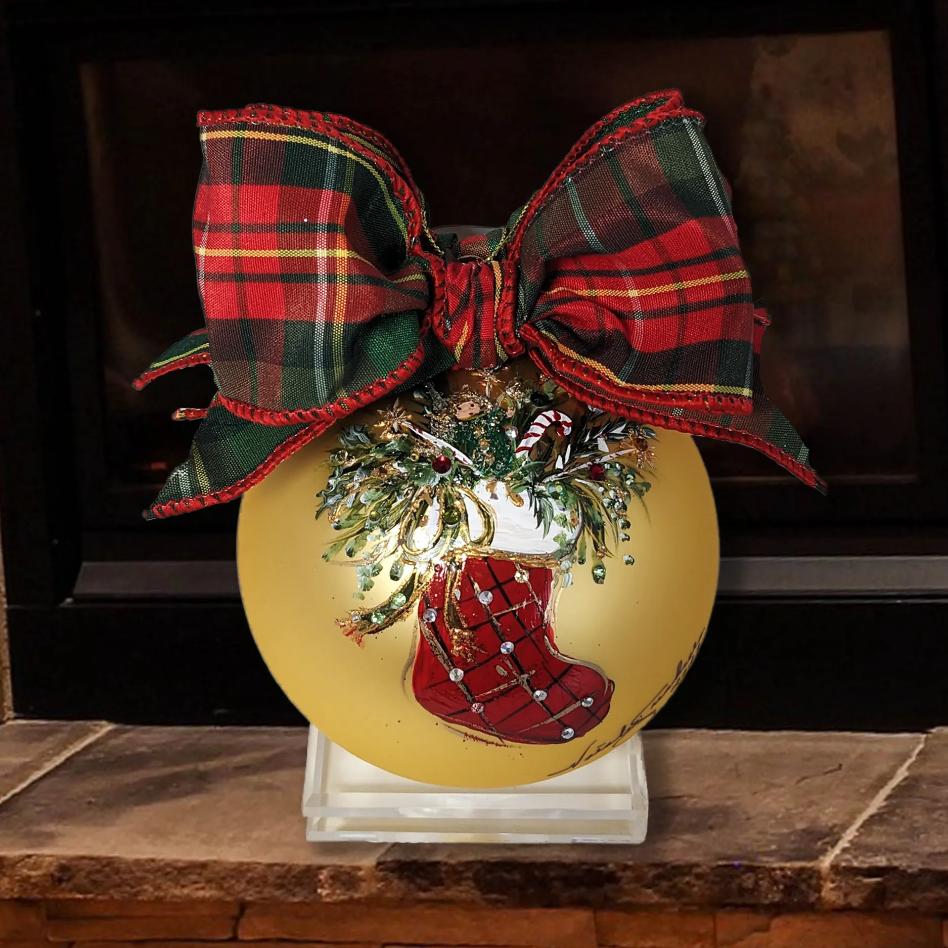 STUFFED CHRISTMAS STOCKING - Select Sizes