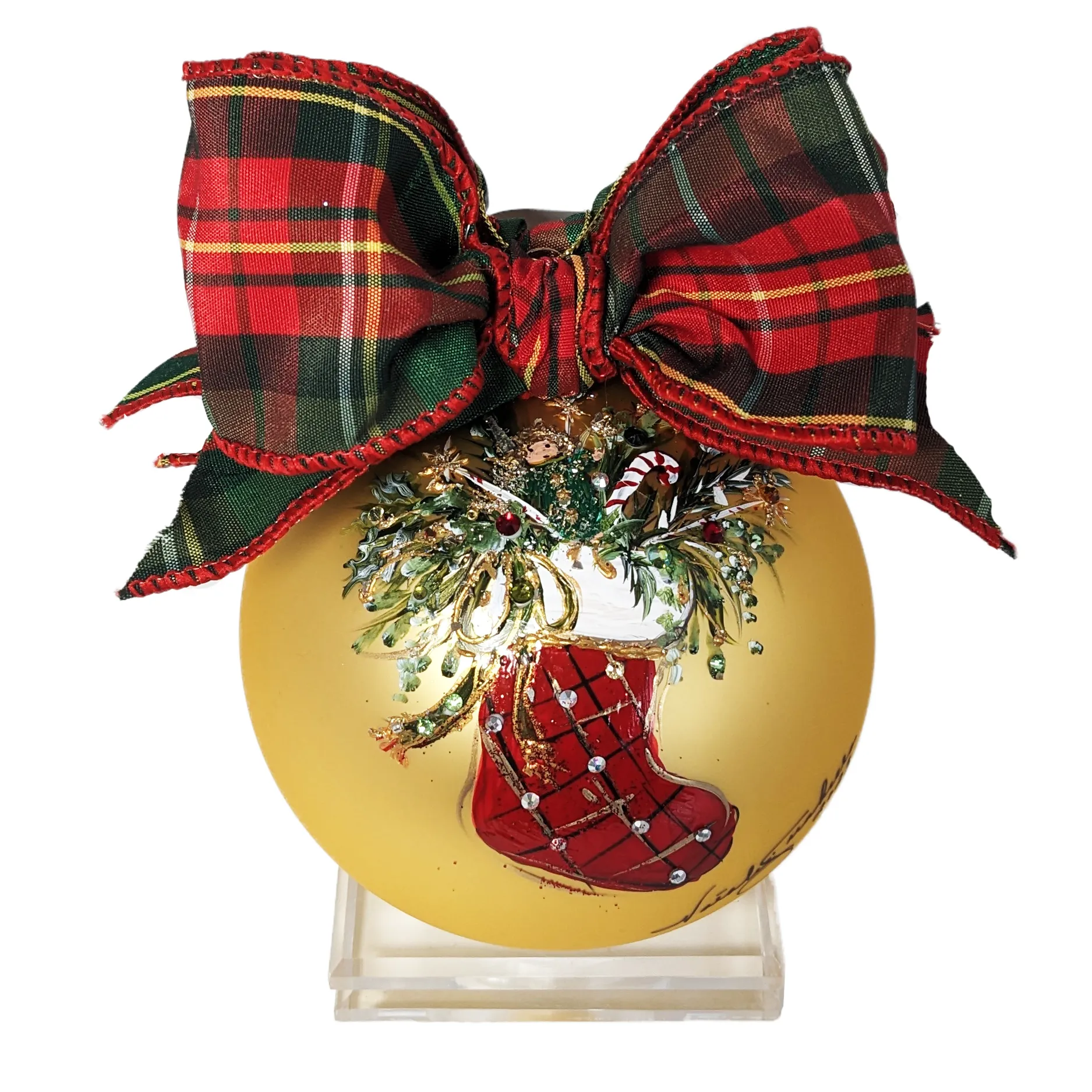 STUFFED CHRISTMAS STOCKING - Select Sizes