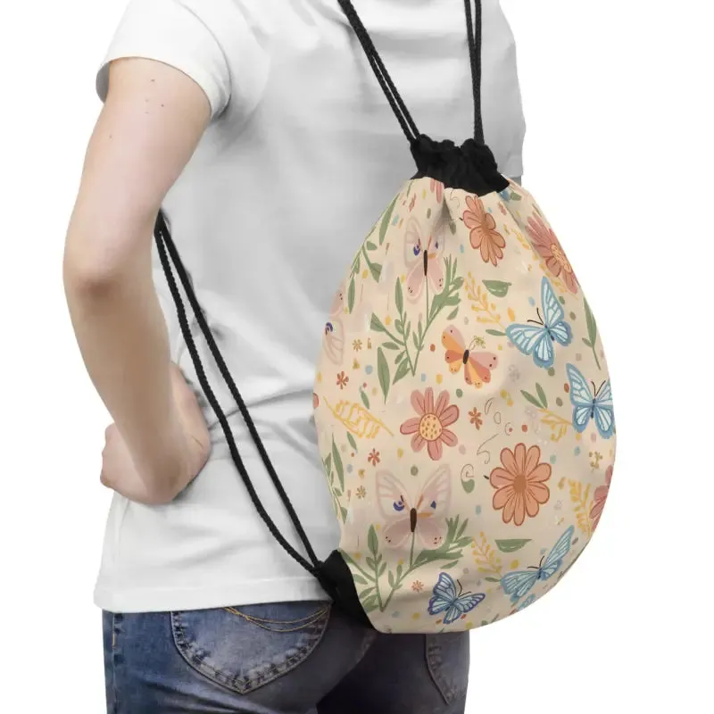 Stylish Drawstring Bag for Quick Gym and Beach Trips