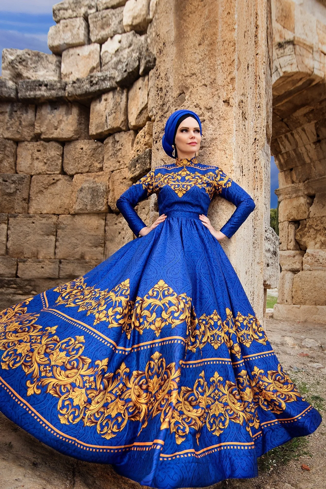 Sultana Royal Blue Dress