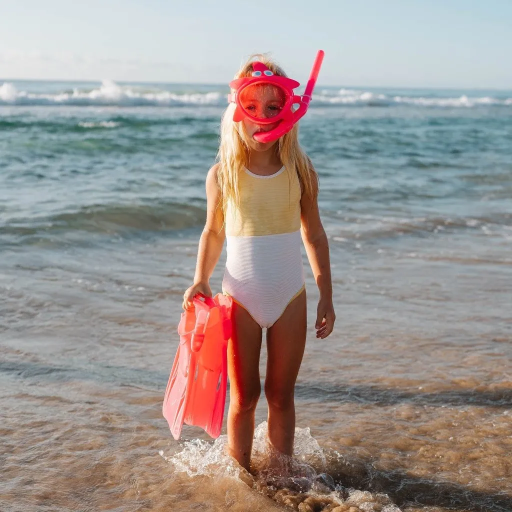 SUNNYLIFE Kids Snorkel Set Small Melody the Mermaid Pink