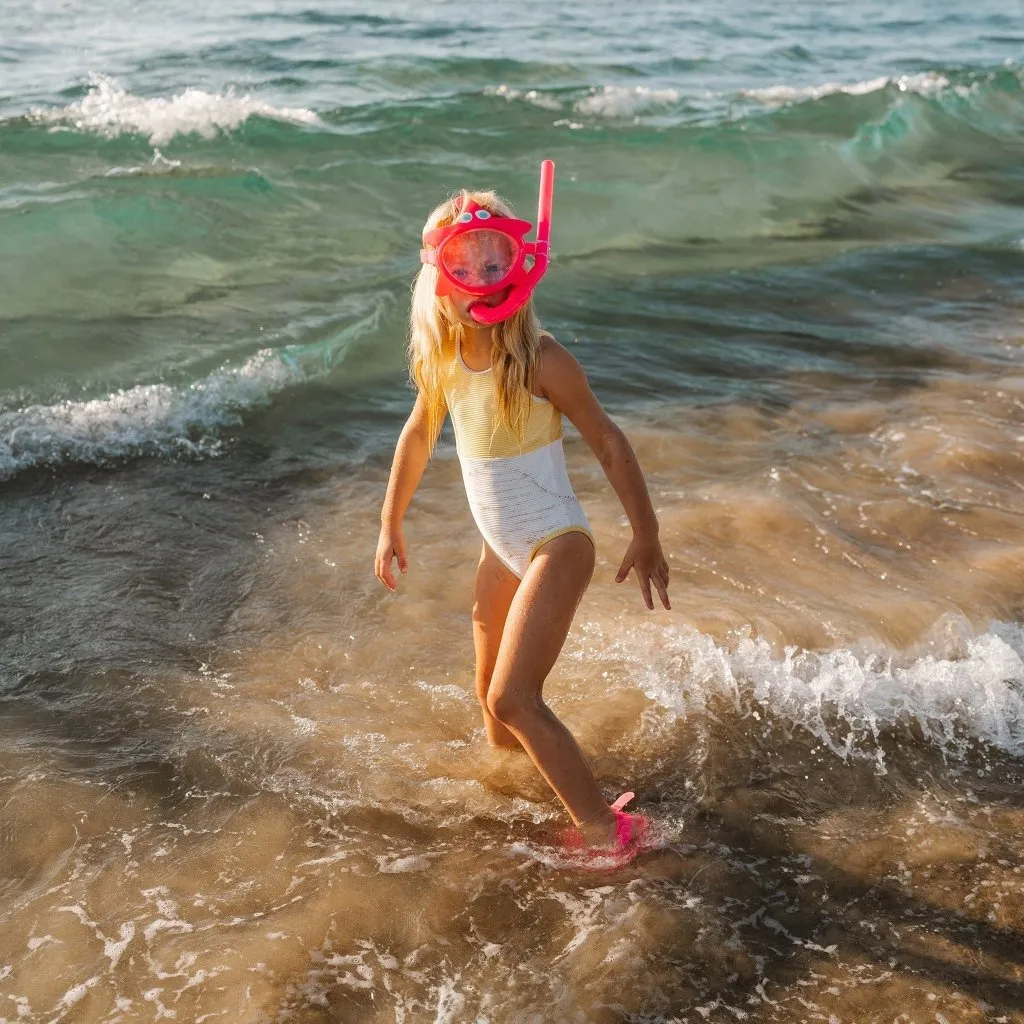 SUNNYLIFE Kids Snorkel Set Small Melody the Mermaid Pink