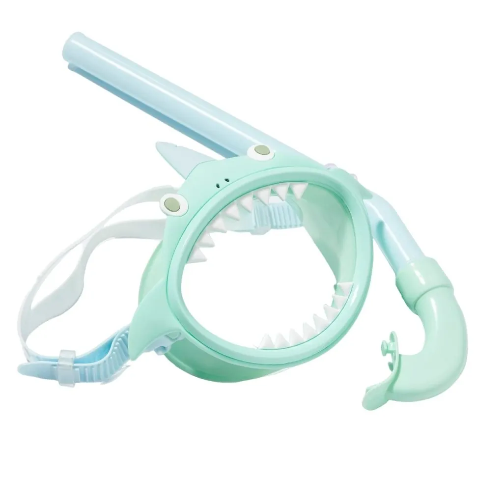 SUNNYLIFE Kids Snorkel Set Small Salty the Shark Multi