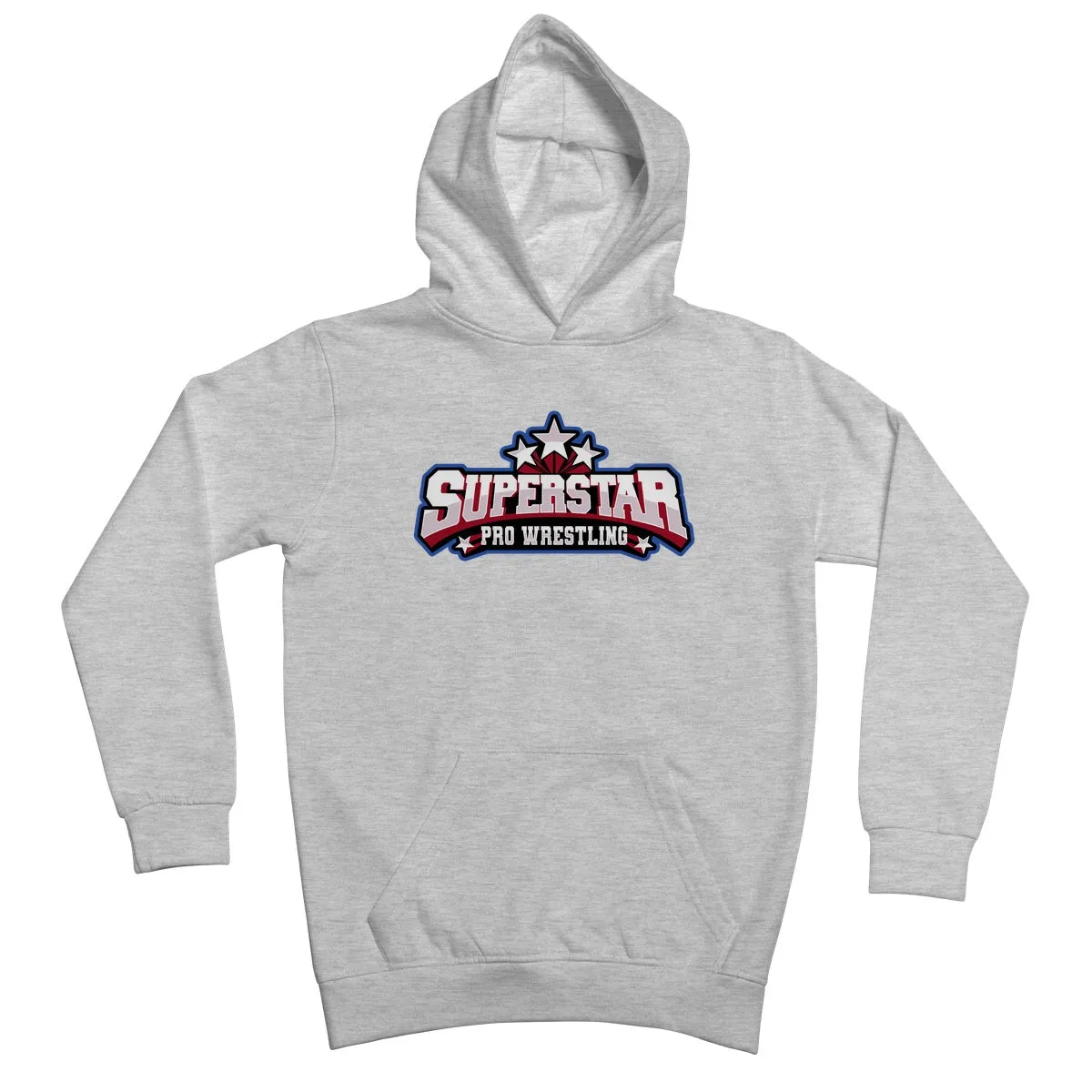 Superstar Pro Wrestling Logo Kids Hoodie