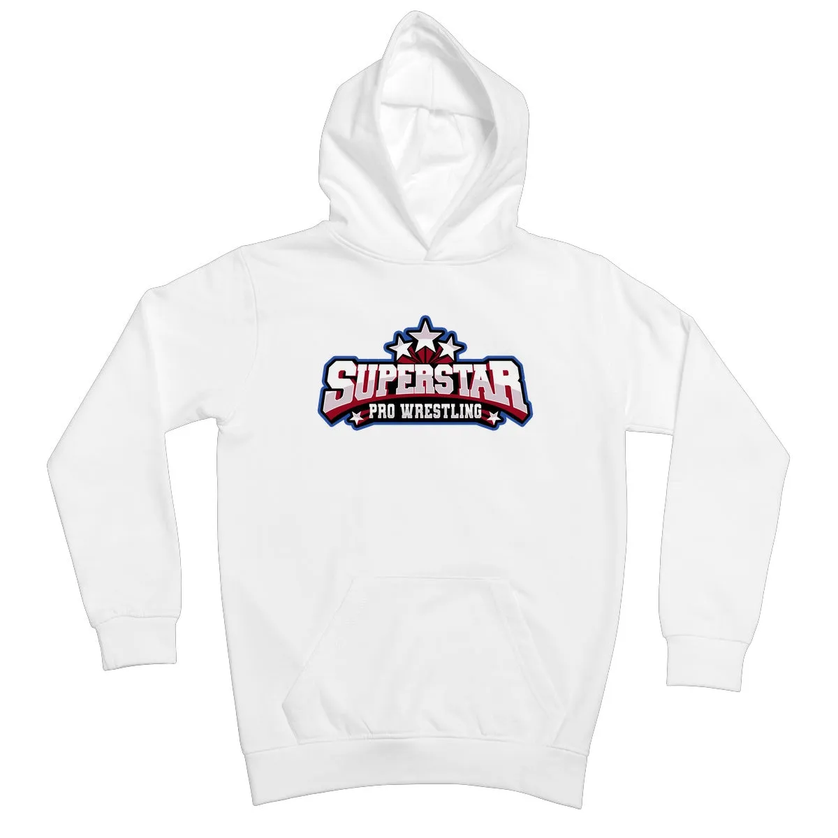 Superstar Pro Wrestling Logo Kids Hoodie