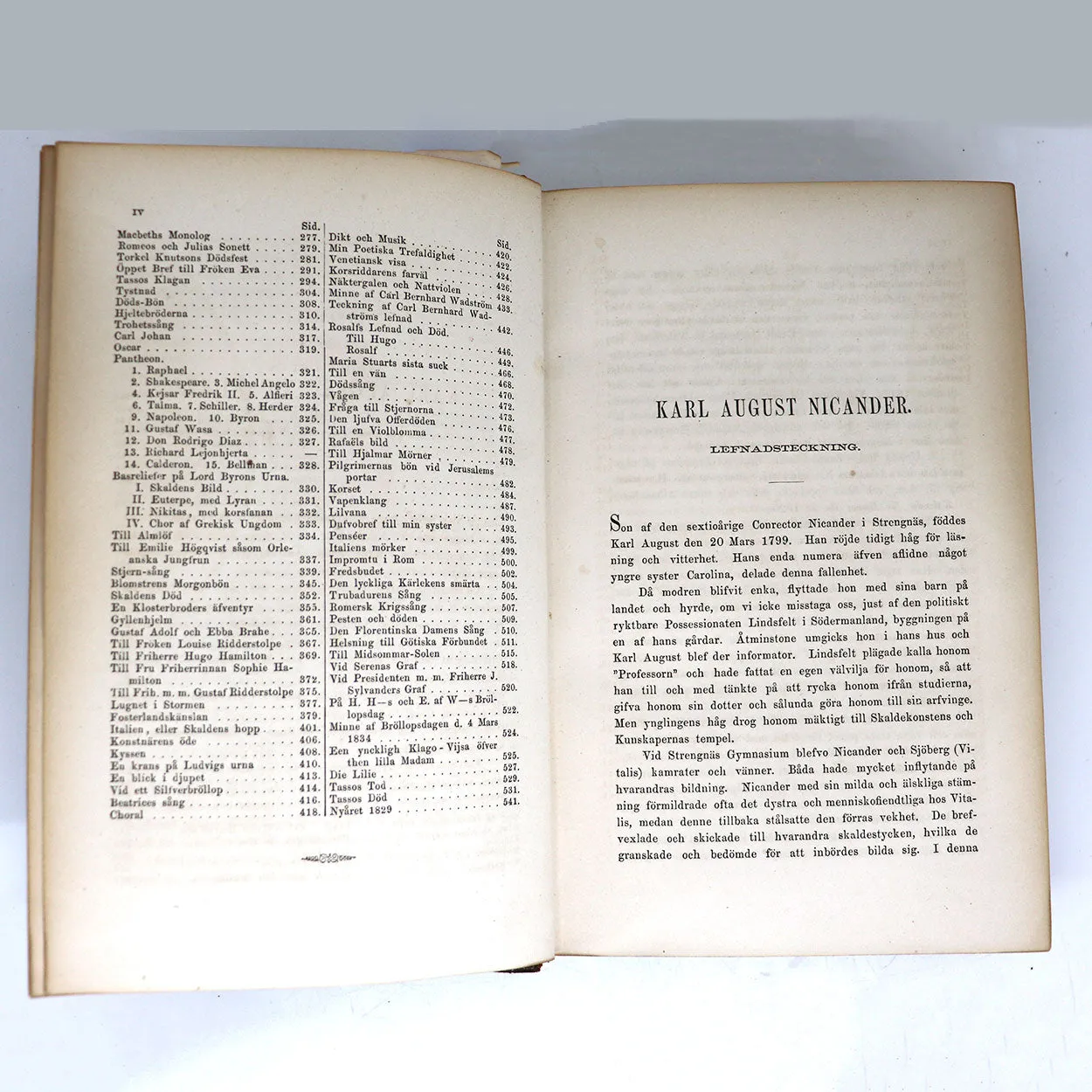 Swedish Book: Samlade Arbeten by Karl August Nicander