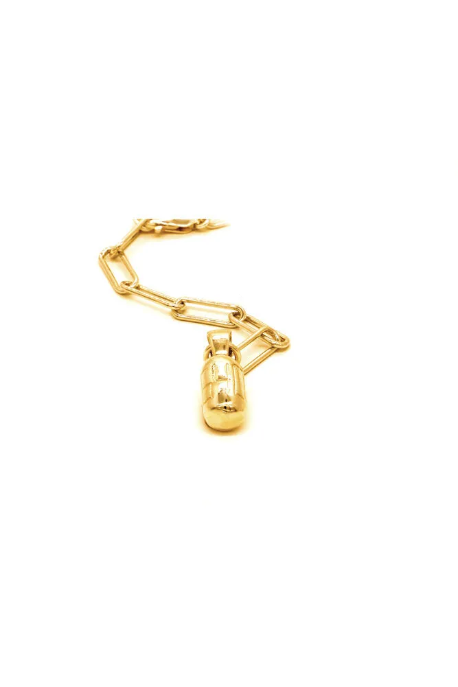 Sylvia Benson Gold Petite Fortune Buoy Lariat