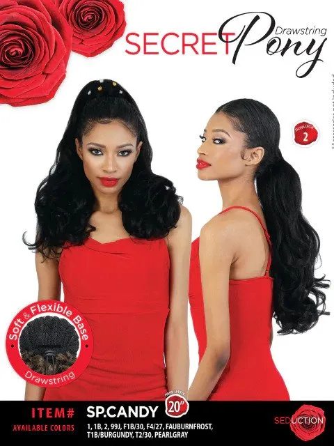 Synthetic Drawstring Ponytail - SP Candy