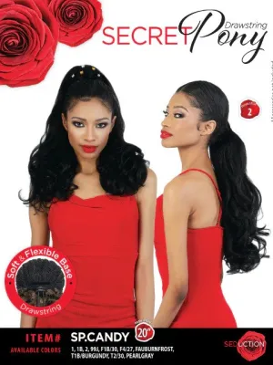 Synthetic Drawstring Ponytail - SP Candy