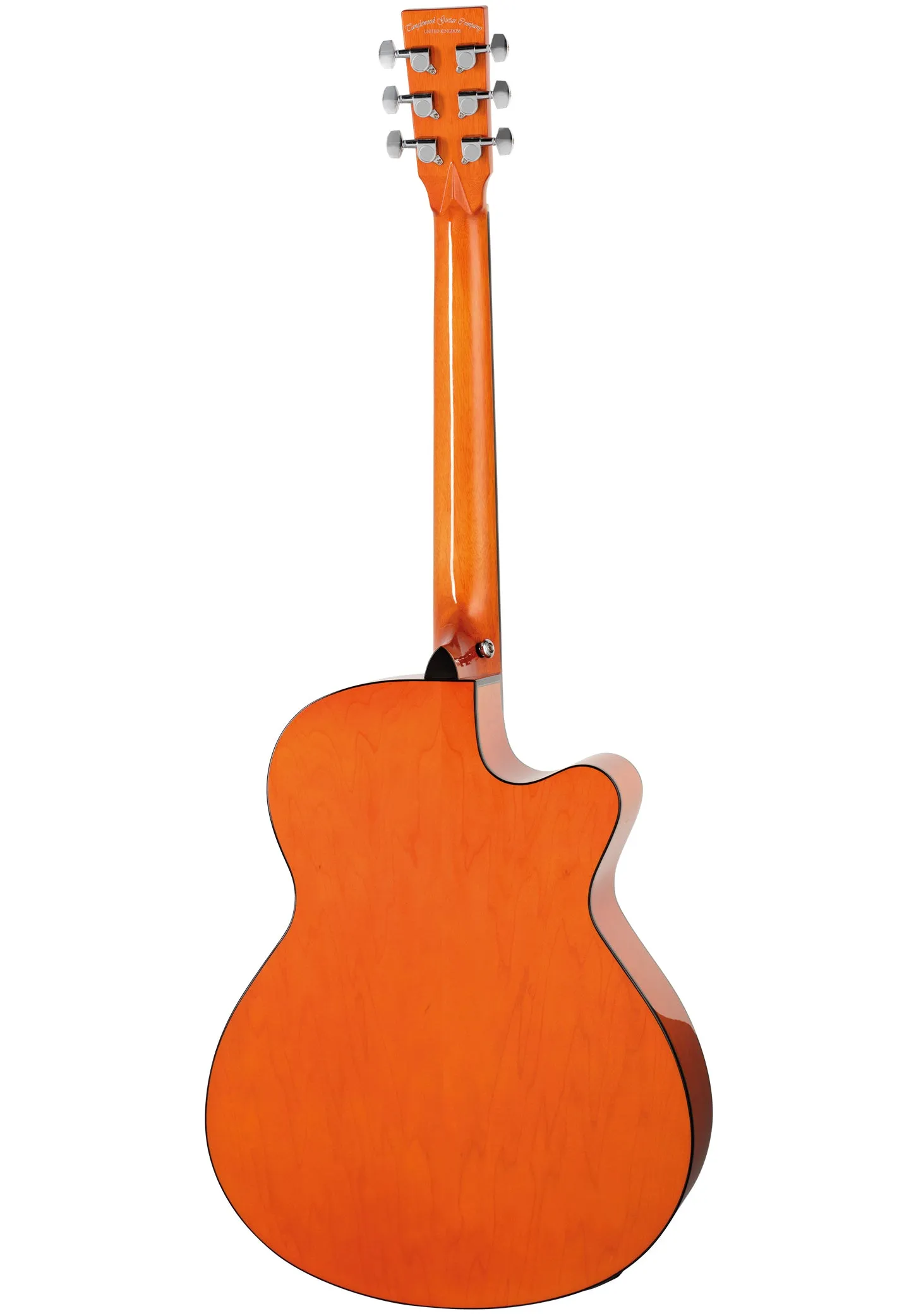 Tanglewood Azure TA4CEHNLH Super Folk Acoustic Guitar, Shoreline Amber, Left Handed