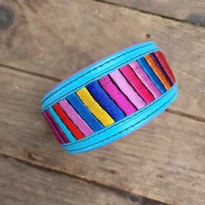 The Brandi (blue with purple padding)