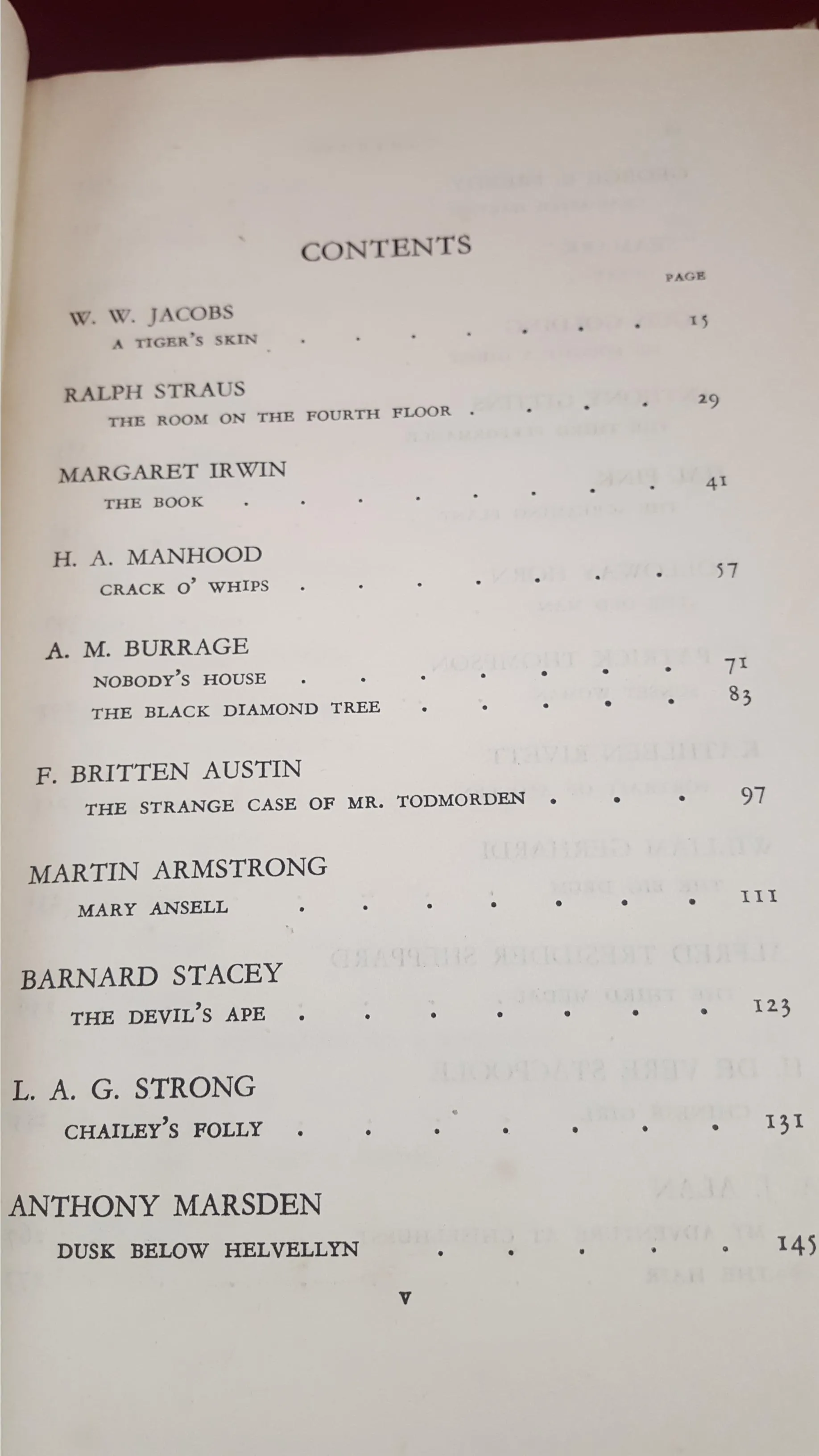 The Evening Standard Book Of Strange Stories, Hutchinson, no date