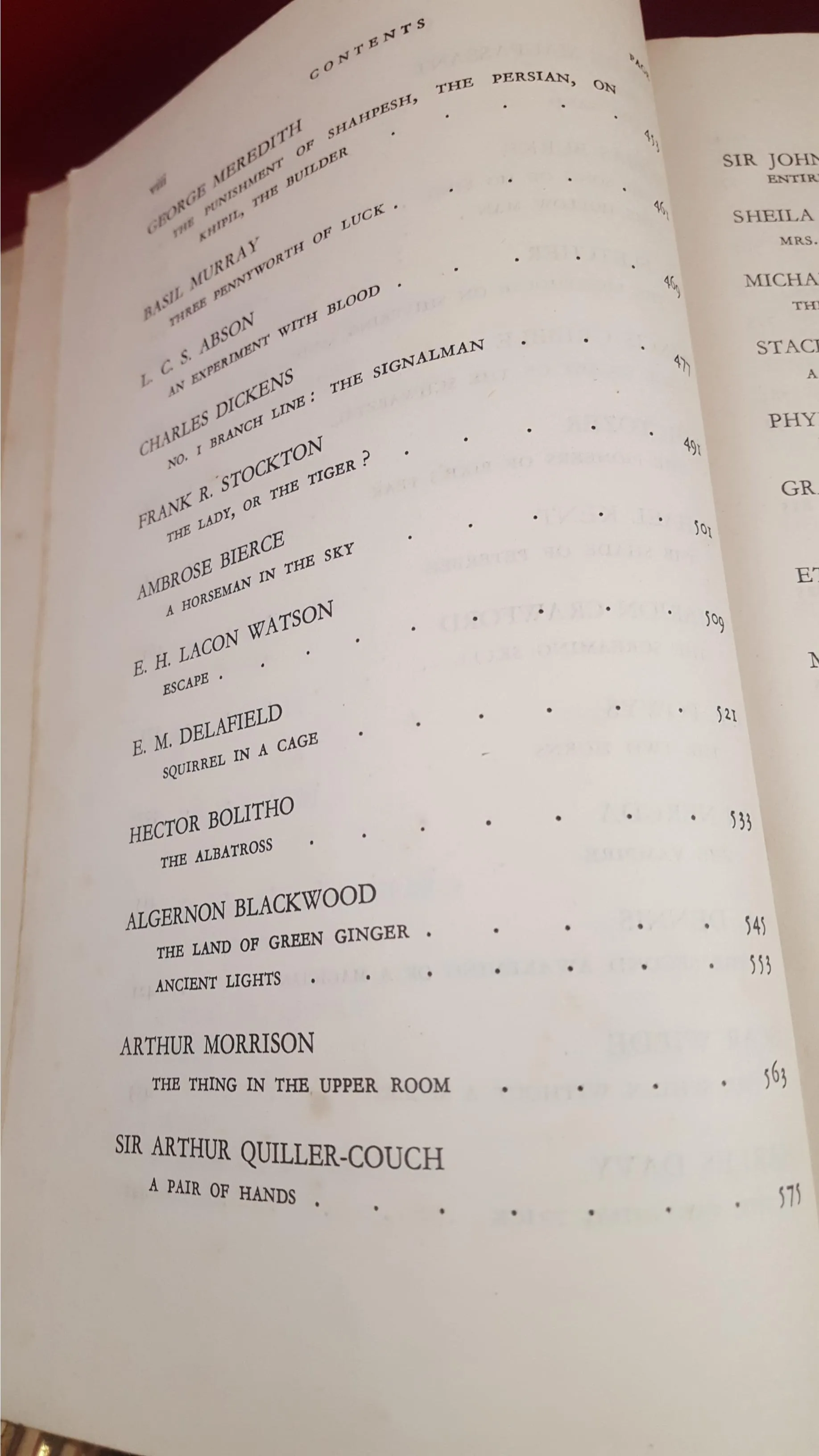 The Evening Standard Book Of Strange Stories, Hutchinson, no date