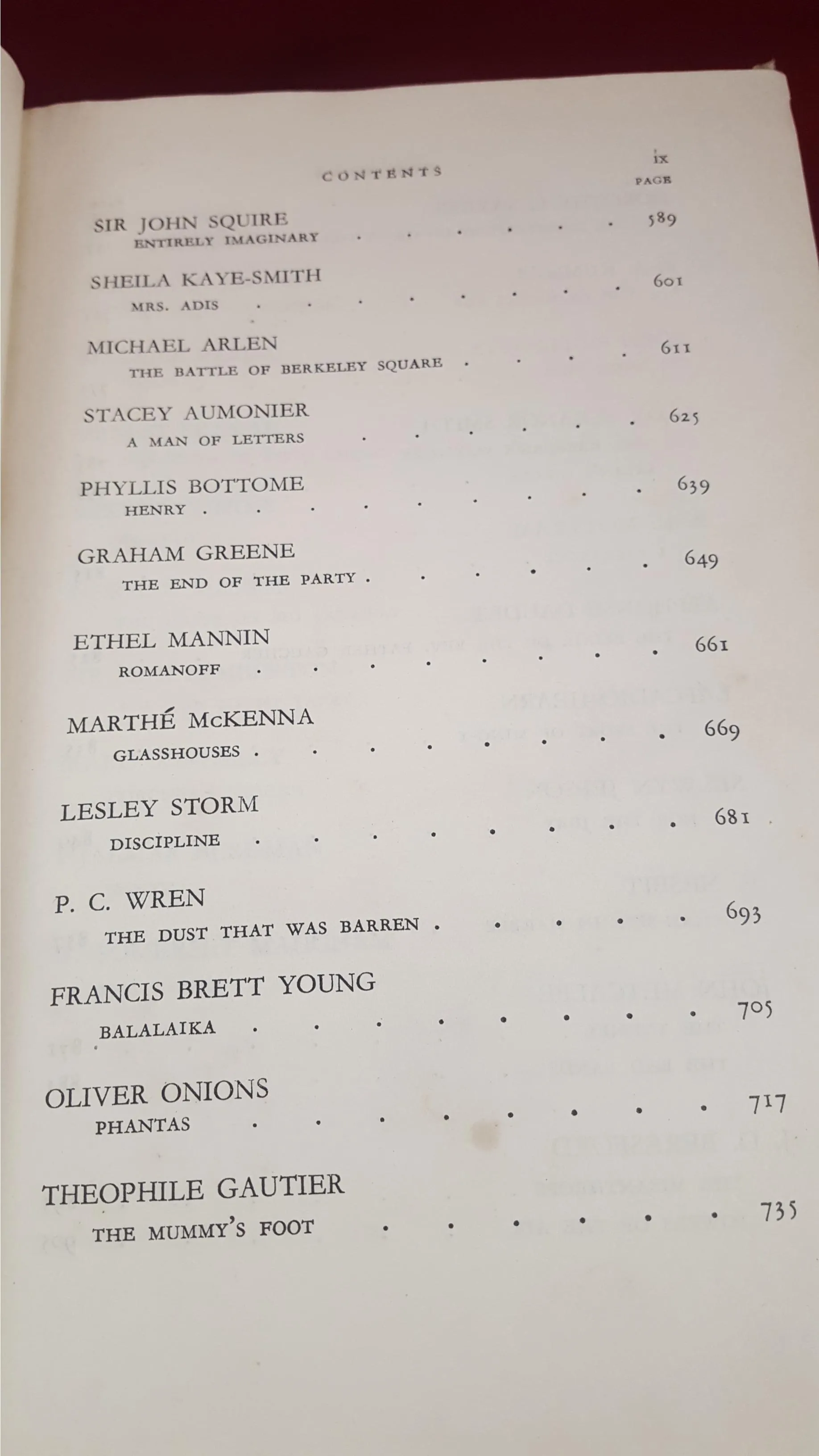 The Evening Standard Book Of Strange Stories, Hutchinson, no date
