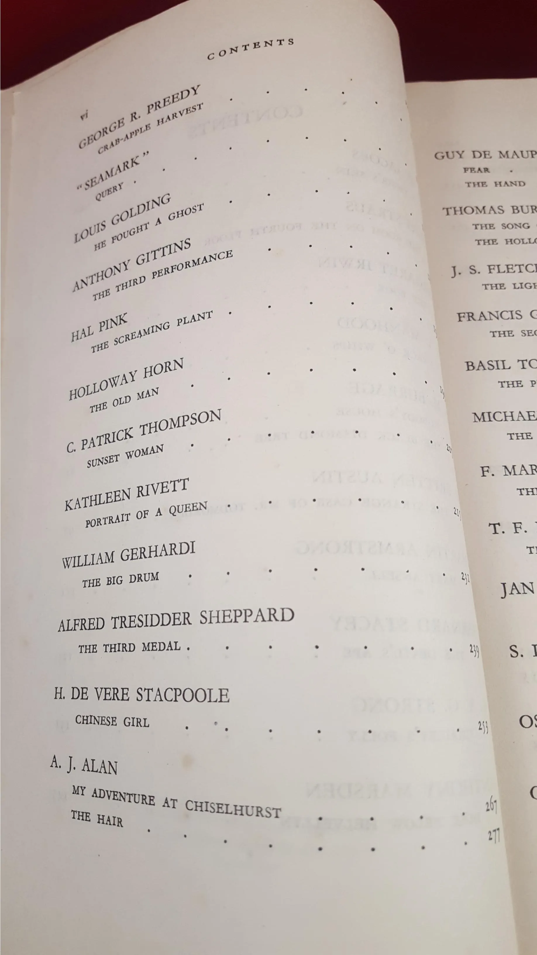 The Evening Standard Book Of Strange Stories, Hutchinson, no date