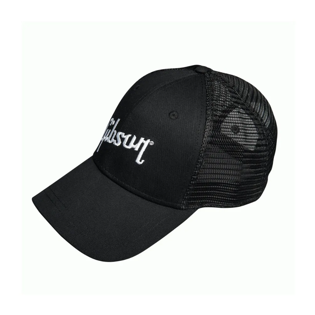 The Gibson Black Trucker Snapback