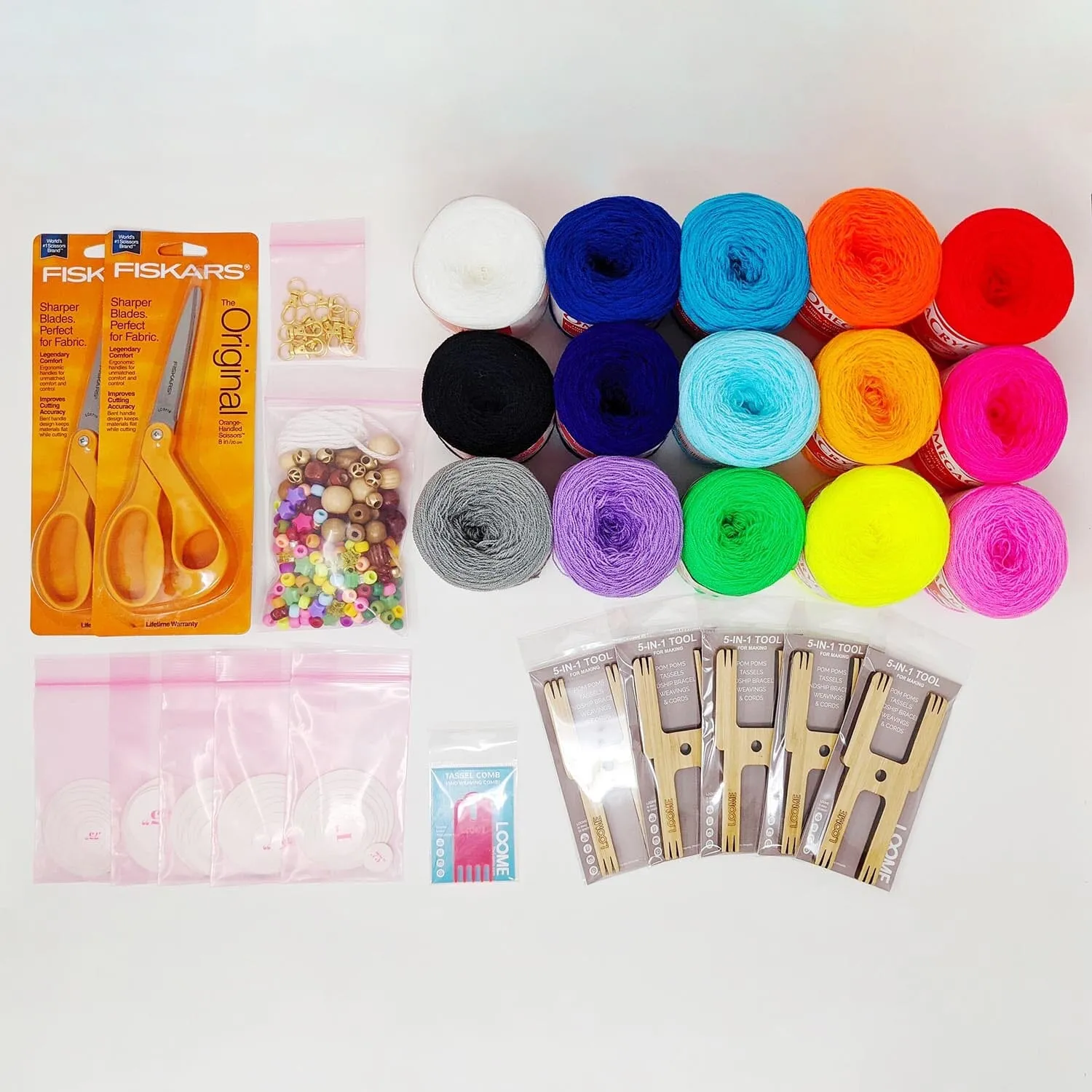 The Neon Tea PARTY Box - Pom Poms & Tassels