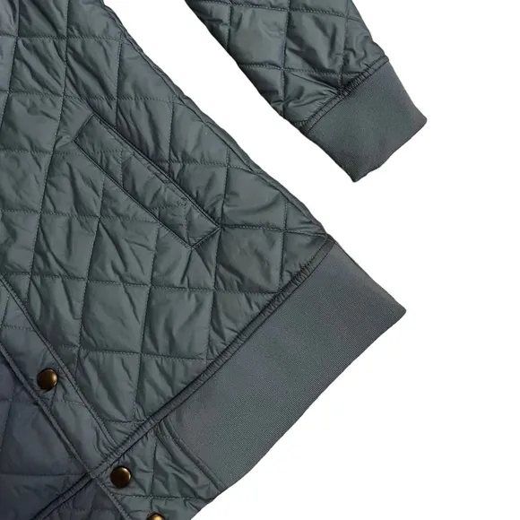 The North Face Button Up Bomber Jacket | Blue &amp; Pink | Women’s Small