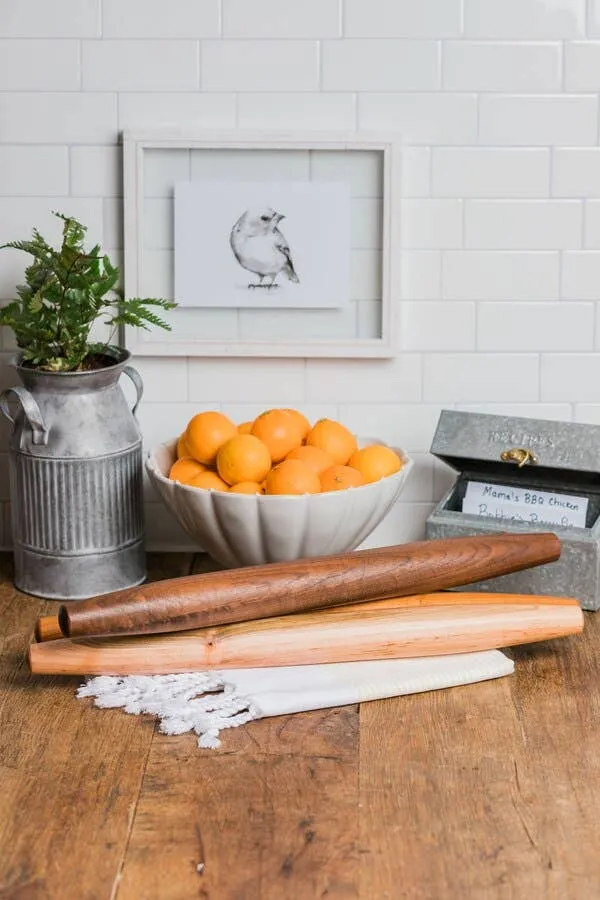 THE RILEY/LAND COLLECTION - FRENCH ROLLING PINS: Walnut