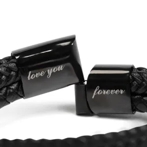 To My Stepped Up Dad - "Love You Forever" Bracelet - SD002
