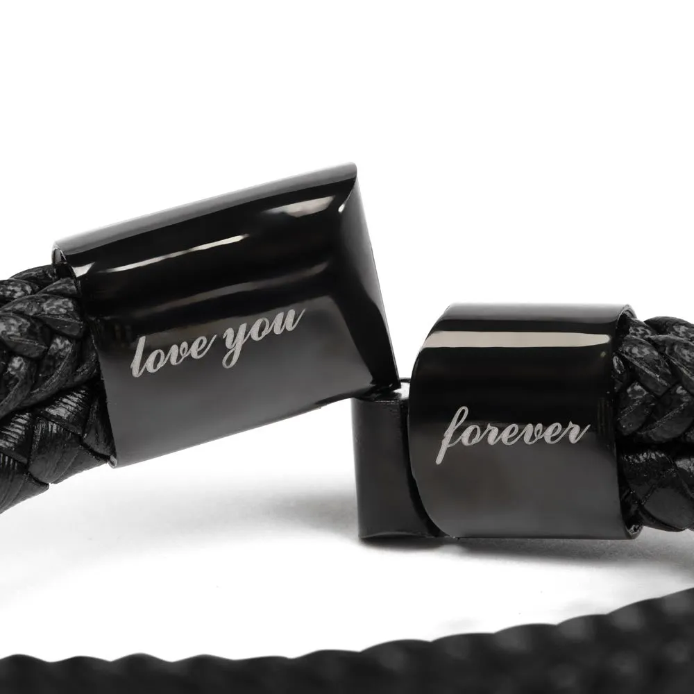 To My Stepped Up Dad - "Love You Forever" Bracelet - SD002