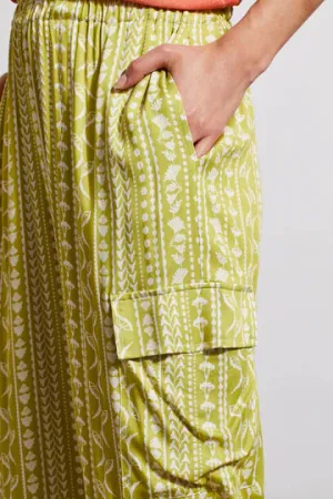 Tribal Border Print Cargo Pant