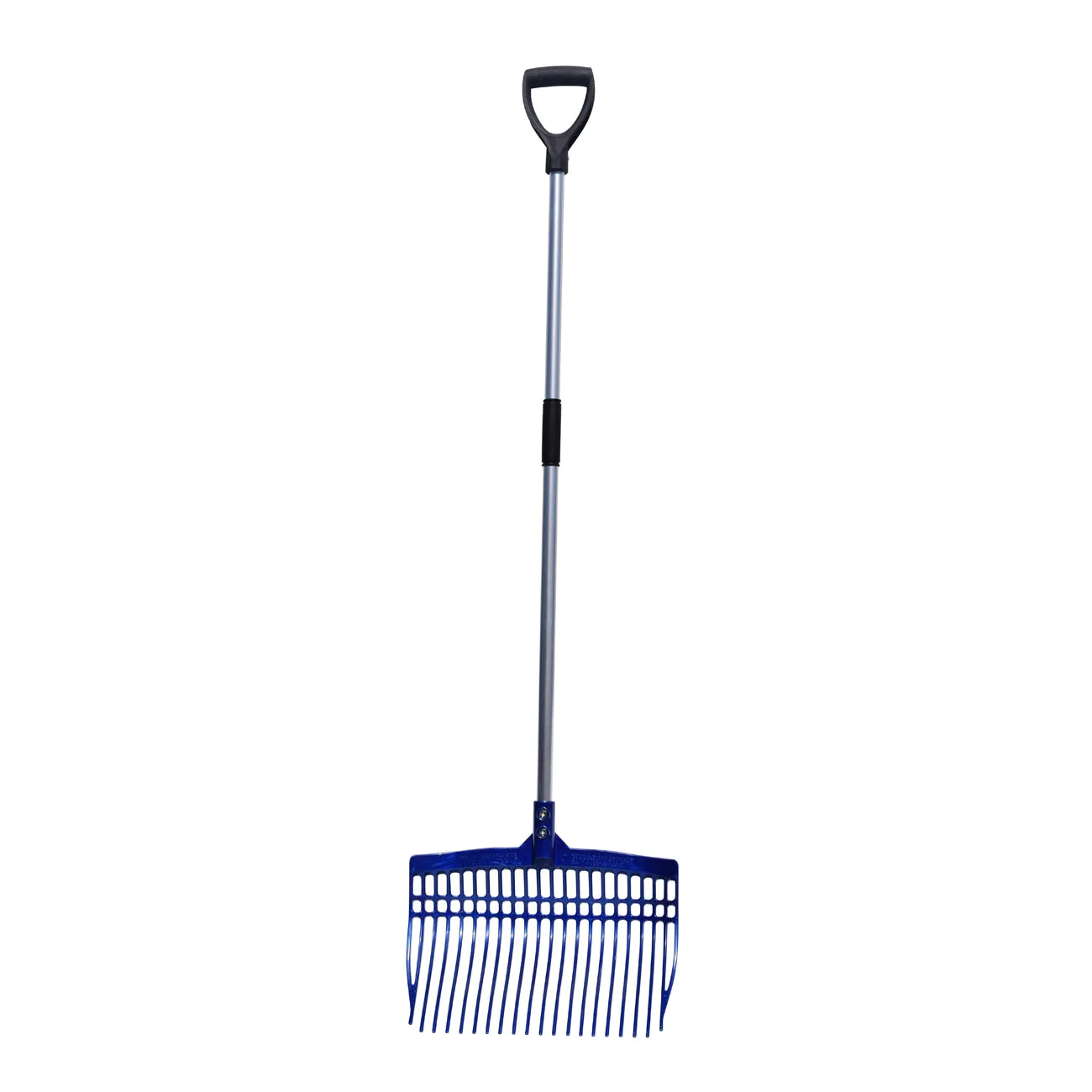 Tuff Stuff super rake w/ aluminum handle - blue