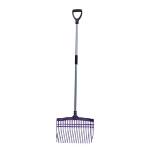 Tuff Stuff super rake w/ aluminum handle - purple