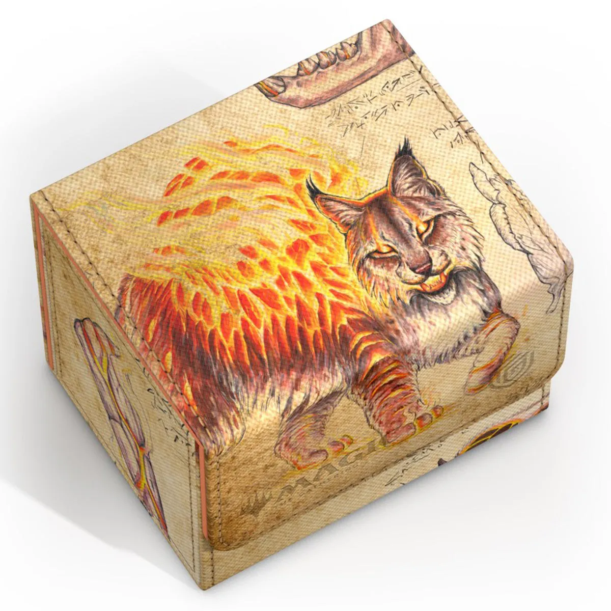 Ultimate Guard Sidewinder 100  Xenoskin Deck Box - MTG Bloomburrow - Sunspine Lynx