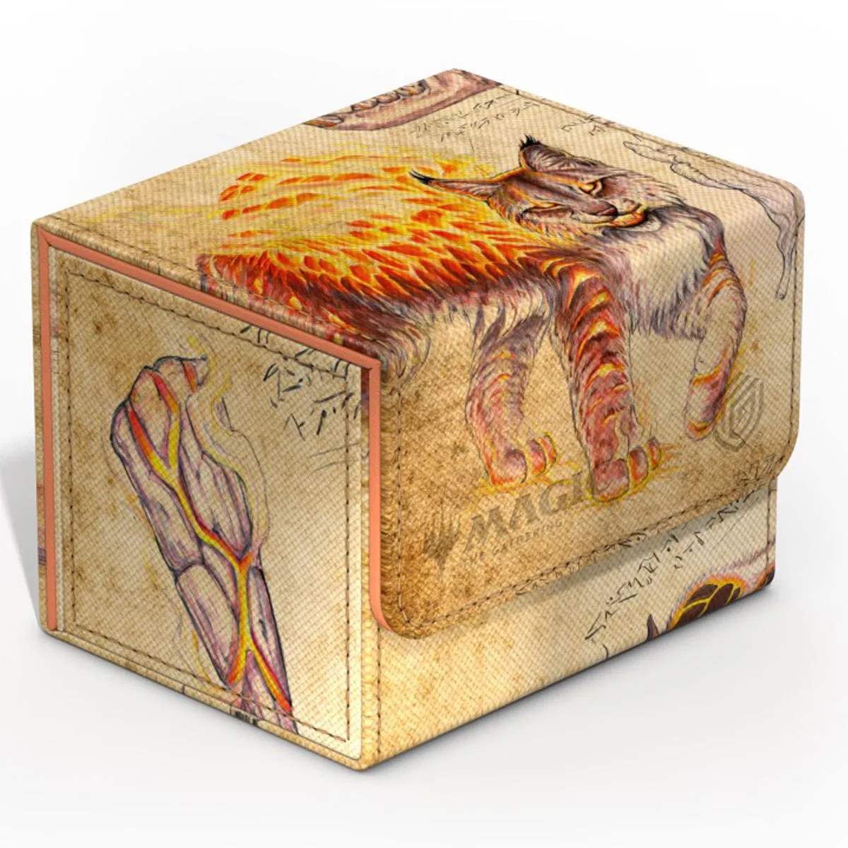 Ultimate Guard Sidewinder 100  Xenoskin Deck Box - MTG Bloomburrow - Sunspine Lynx